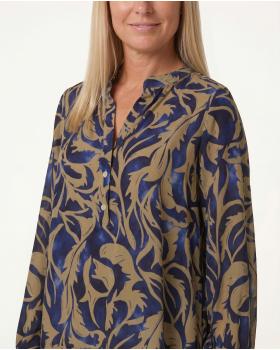 Tunika Bluse Ornamentprint in  blau von Selected Touch (Bild 4)