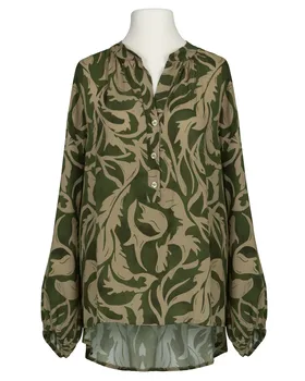 Tunika Bluse Ornamentprint in  oliv von Selected Touch (Bild 1)