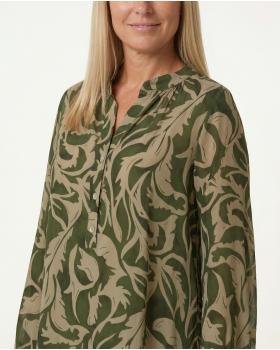 Tunika Bluse Ornamentprint in  oliv von Selected Touch (Bild 4)
