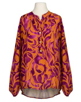 Tunika Bluse Ornamentprint in  orange von Selected Touch (Bild 1)