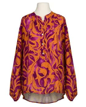 Tunika Bluse Ornamentprint in  orange von Selected Touch (Bild 1)