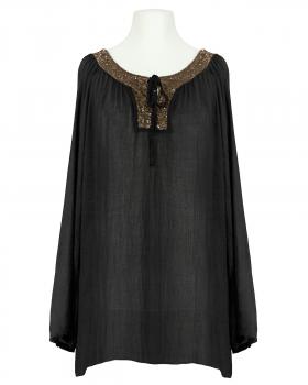 Tunika Bluse Pailletten in  schwarz von ever new fashion (Bild 1)