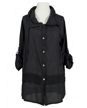Tunika Buse mit Spitze in  schwarz von FASHION (Bild 1)