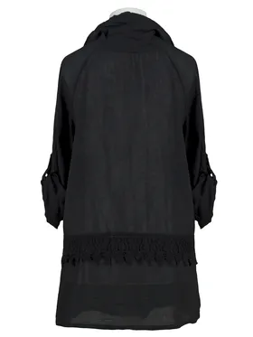 Tunika Buse mit Spitze in  schwarz von FASHION (Bild 2)