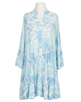 Tunika Giraffen Print in  hellblau von H. Trend (Bild 1)
