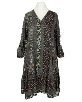 Tunika Kleid A-Linie in  schwarz von Spaziodonna (Bild 1)