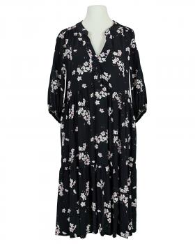 Tunika Kleid Blumenprint in  schwarz von Vincenzo Allocca (Bild 1)