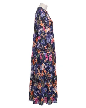 Tunika Kleid Floral in  dunkelblau von Selected Touch (Bild 2)