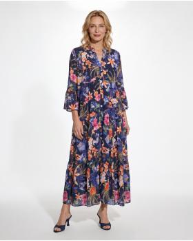 Tunika Kleid Floral in  dunkelblau von Selected Touch (Bild 3)