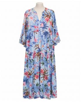 Tunika Kleid Floral in  hellblau von Selected Touch (Bild 1)