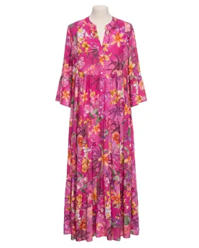 Tunika Kleid Floral in  pink von Selected Touch (Bild 1)