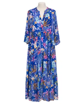 Tunika Kleid Floral in  royalblau von Selected Touch (Bild 1)