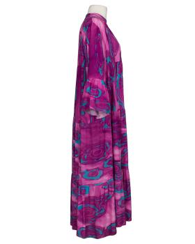 Tunika Kleid Floral in  violett von H. Trend (Bild 2)