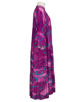 Tunika Kleid Floral in  violett von H. Trend (Bild 2)