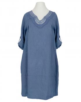 Tunika Kleid Leinen in  blau von Diana (Bild 1)