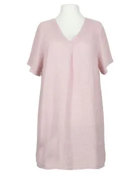 Tunika Kleid Leinen in  rosa von Made in Italy (Bild 1)