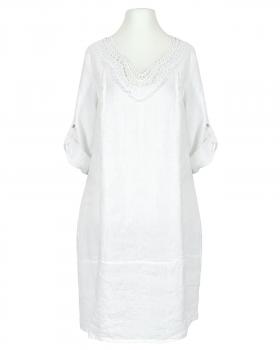 Tunika Kleid Leinen in  weiss von Diana (Bild 1)