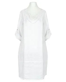 Tunika Kleid Leinen in  wei� von Diana (Bild 1)