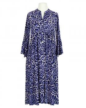 Tunika Kleid Leo Print in  blau von H. Trend (Bild 1)