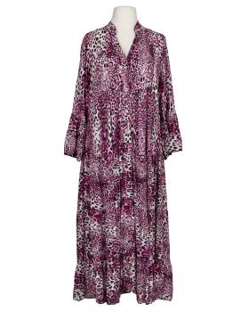 Tunika Kleid Leoprint in  pink von H. Trend (Bild 1)