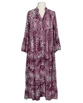 Tunika Kleid Leoprint in  pink von H. Trend (Bild 1)