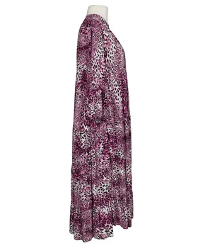 Tunika Kleid Leoprint in  pink von H. Trend (Bild 3)