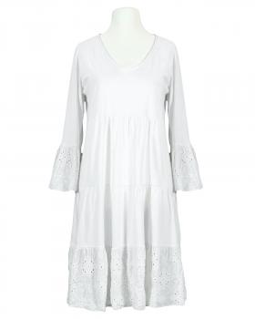 Tunika Kleid Lochstickerei in  weiss von Sarah (Bild 1)