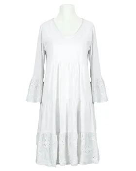 Tunika Kleid Lochstickerei in  wei� von Sarah (Bild 1)
