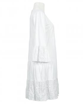 Tunika Kleid Lochstickerei in  weiss von Sarah (Bild 2)
