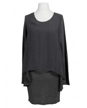 Tunika Kleid Lurex in  grau von Giulia (Bild 1)
