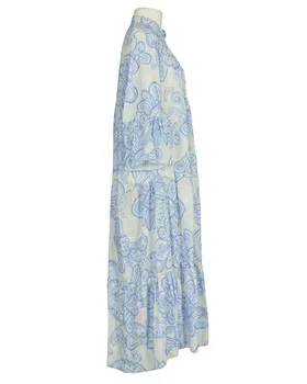 Tunika Kleid mit Lochspitze in  blau von H. Trend (Bild 2)