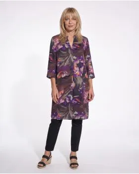 Tunika Kleid mit Seide in  bunt von Made in Italy (Bild 4)