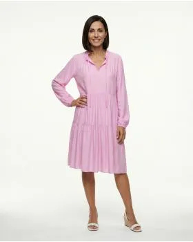 Tunika Kleid mit Seide in  rosa von H. Trend (Bild 3)
