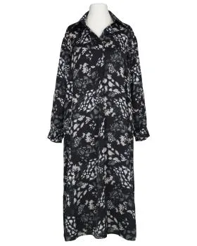 Tunika Kleid mit Seide in  schwarz von Made in Italy (Bild 1)
