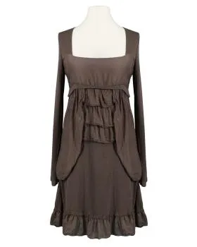 Tunika Kleid mit Volant in  braun von les freres (Bild 1)