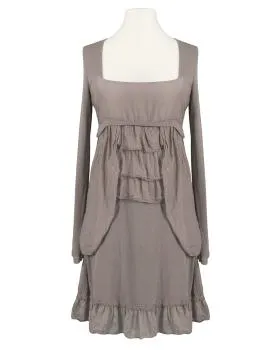 Kleid mit Volant in  taupe von les freres (Bild 1)