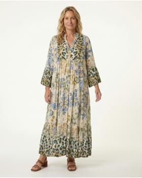 Tunika Kleid Print in  beige von H. Trend (Bild 3)