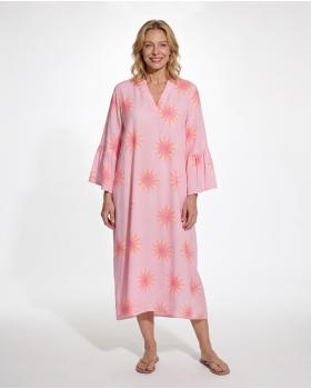 Tunika Kleid Print in  rosa von Made in Italy (Bild 4)