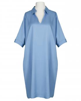Tunika Kleid Satin in  blau von Made in Italy (Bild 1)