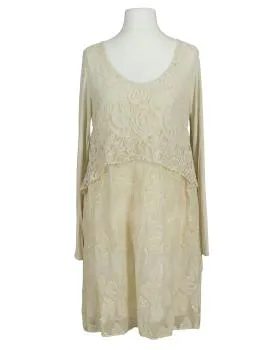 Tunika Kleid Spitze in  creme von Spaziodonna (Bild 1)