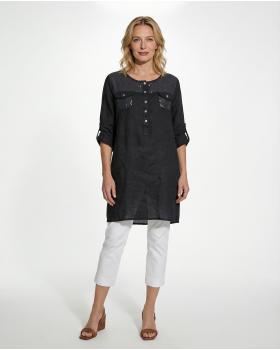 Tunika Leinen in  anthrazit von Diana (Bild 3)