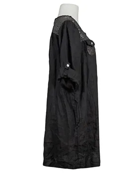 Tunika Leinen in  schwarz von Diana (Bild 2)