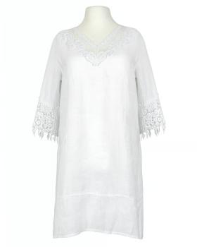 Tunika Leinen mit Spitze in  weiss von Diana (Bild 1)