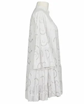 Tunika Lochstickerei in  wei� von Made in Italy (Bild 2)