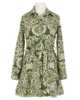 Tunika mit floralem Muster in  khaki von Made in Italy (Bild 1)