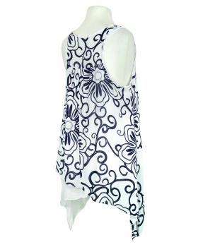 Tunika mit Print 2-tlg. in  weiss von Royal Estetica (Bild 2)