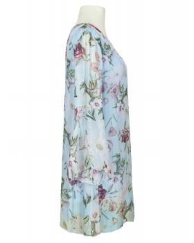 Tunika mit Seide in  hellblau von Made in Italy (Bild 2)