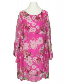 Tunika mit Seide in  pink von Made in Italy (Bild 1)