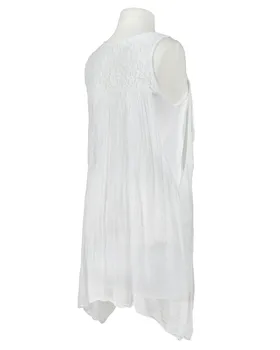 Tunika mit Seide in  wei� von Pronto Moda (Bild 2)