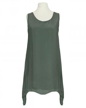 Tunika mit Seide A-Linie in  khaki von Spaziodonna (Bild 1)